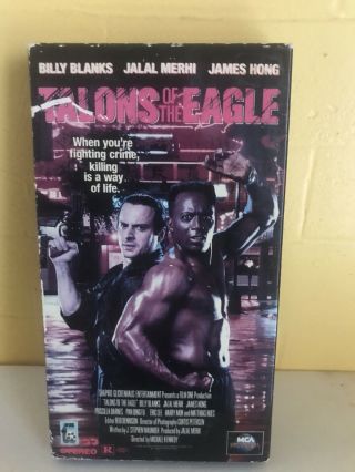 Talons Of The Eagle Starring Billy Blanks 1992 Vhs Rare Action Film