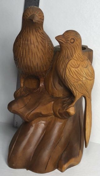 Antique Primitive Wood Carved Bird Folk Art Carving Birds Sculpture Wooden