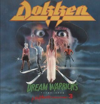 Very Rare Dokken - Dream Warriors 12 " Vinyl Ex/ex.  Still In Cellophane Wrapping