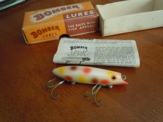 vtg Bomber lure 4420 Jerk with box/papers 3