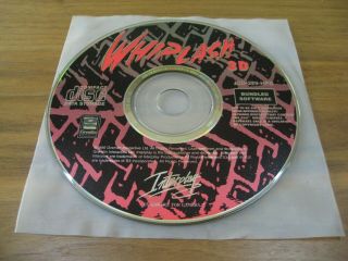 Whiplash 3d Pc Rare Vintage Fun Game Disc Only Interplay 1996