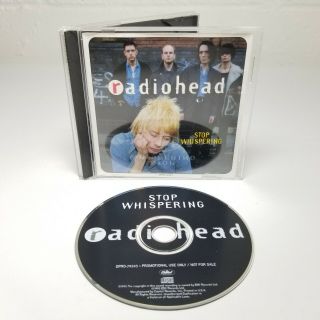 Radiohead - Stop Whispering - 1993 Usa Promotional Cd - Rare Promo
