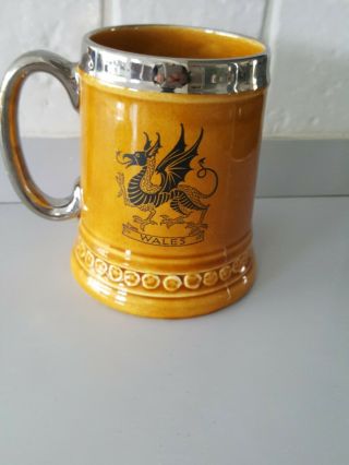 Vintage Lord Nelson Pottery Beer/stein Tanker Mug,  Wales - North Wales - Very Rare