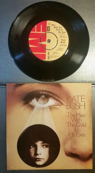Kate Bush The Man With The Child In His Eyes V.  Rare Orig.  Uk 1978 Picture Sleeve
