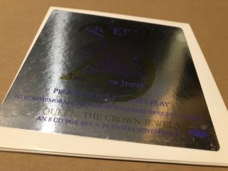 Queen The Crown Jewels Rare Usa Promo Orig Sampler Cd Very Rare