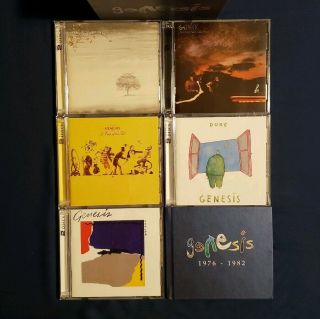 Genesis 1976 - 1982 Box Set 6 CDs/DVDs 5 Albums Plus Rarities/Outtakes Rare 2