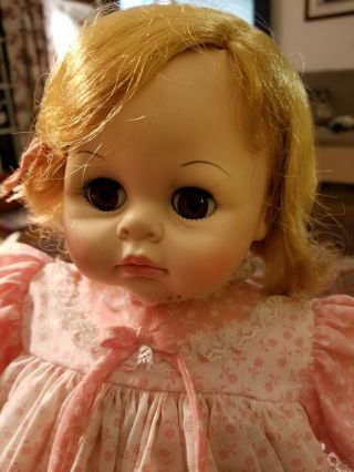 Rare Vintage Madame Alexander Baby Doll Rose Bud - 17 