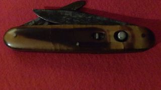 Vintage / Antique 1910 Schrade Cut Co Walden Ny Duel Lock Blade Knife