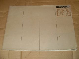 Very Rare Bedford Km Confidential Preview Book / Brochure 1966 - Heavy Tonnage