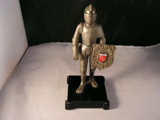 Rare & Unique Vintage Weltzunder German Made Knight In Armor Table Lighter