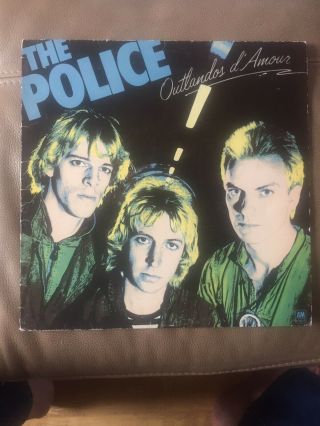 The Police Outlandos D’amour Rare Blue Vinyl Uk A&m 1978