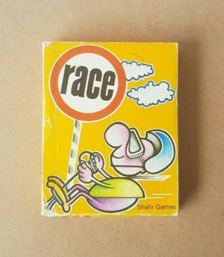 Vintage 1984 Car Race Card Game Complete Rare Shafir Games Similar Mille Bornes