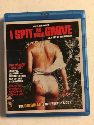 I Spit On Your Grave (1978) Authentic Usa Rare Oop Blu - Ray Release