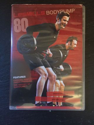 Les Mills Bodypump Release 80 Cd/dvd 2 Disc Set (instructor Kit) Rare