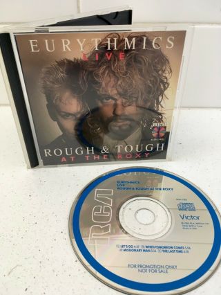 Eurythmics Rare Promo Cd Ep Rough & Tough Live At Roxy Missionary Annie Lennox