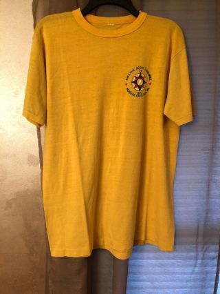 Vintage Boy Scout T - Shirt 1977 Moraine State Park National Scout Jamboree Rare