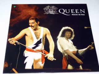 Queen - Rock In Rio / Live 1985 - Lp Green Vinyl Rare Limited To 500 Copies V141