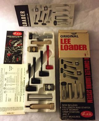 Lee Loader A Complete Loading System For Shotgun Shells Rare Vintage