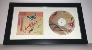 Ann Wilson Signed Dog And Butterfly Cd Album Framed Autograph & Heart Band Rare