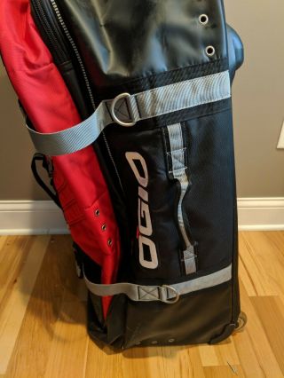 RARE OGIO 9800 MOLSON BEER TRAVEL BAG LUGGAGE SUITCASE RED BLACK Gear Bag 3