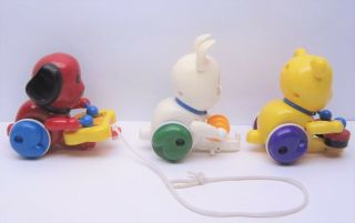 Rare Vintage Tomy Baby Einstein Musical Animal Pull Toy Parade/Band 2