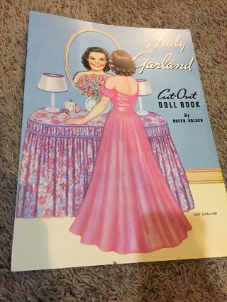 Vintage 1940 Judy Garland Paper Dolls Book By Queen Holden Uncut