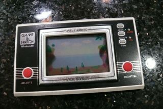 Nintendo Turtle Bridge Electronic Handheld Lcd Video Game And & Watch✨rare✨
