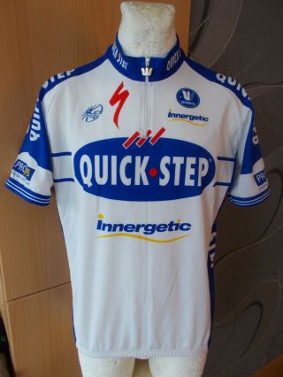 Vermarc Quick Step Specialized Uci Cycling Shirt Maglia Rare Jersey Vintage