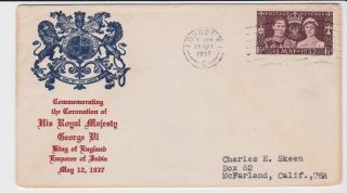 Gb Stamps Rare First Day Cover 1937 Kgvi Coronation London W1 Slogan