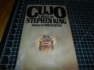 1981 Rare Classic Stephen King " Cujo " Vintage Hardcover Book