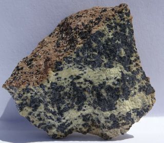 Rare Locality MAGNESIOCHROMITE in Serpentine - - Red Pit mine,  Pennsylvania - - 2
