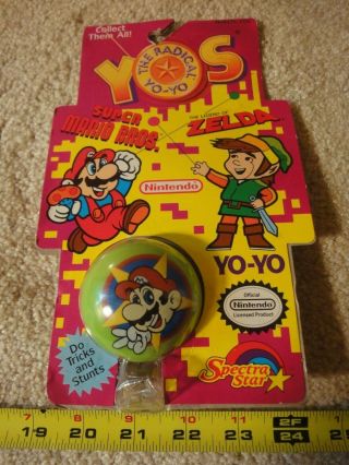 Rare Vintage Spectra Star,  Yos Radical Yo - Yo,  Nintendo Mario Bros.  Zelda.
