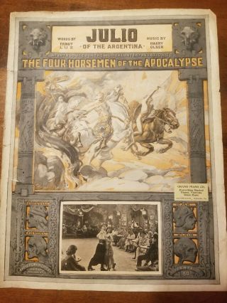 The Four Horsemen Of The Apocalypse Sheet Music Rare