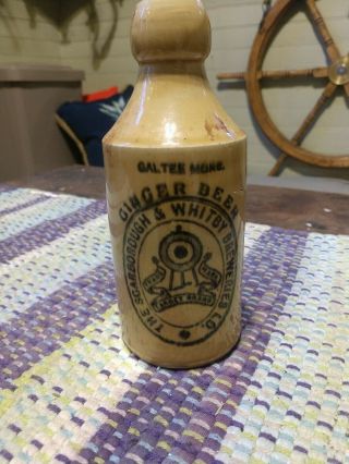Antique Vintage Ginger Beer Stoneware Bottle