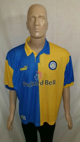 1997/98 - 1998/99 Leeds United Away Shirt: Size L (rare,  Vintage)