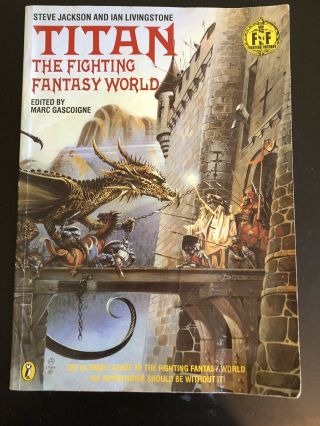 Titan: The Fighting Fantasy World By Ian Livingstone & Steve Jackson 1986 Rare