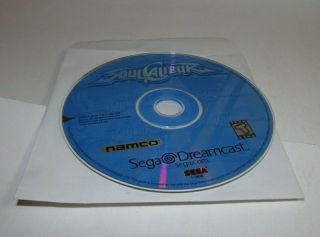 ☆ Soul Calibur (sega Dreamcast 1999) Rare Game Good Shape