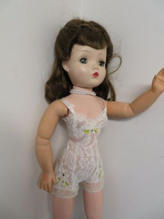 Vintage 1950s White Teddy Chemise Tagged For 20 " Cissy M Alexander Doll
