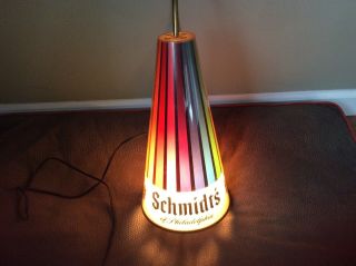 Vintage And Rare Schmidt’s Beer Hanging Cone Light