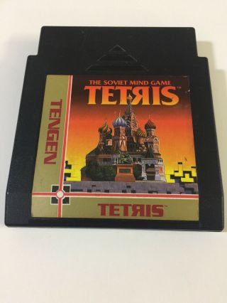Tetris (tengen) - Nintendo Entertainment System,  Nes 1988 - Very Good - Rare