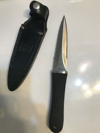 Sog Pentagon Fixed Blade Knife Seki Japan Rare Discontinued