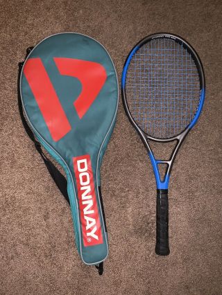 Donnay Academy Pro Mid Supermidsize Tennis Racquet Sl - 3 4 - 1/2” Grip W/ Bag Rare