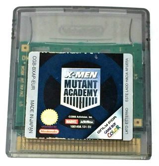 (g627) Rare Authentic Vintage Nintendo Game Boy Color Gbc X - Men Mutant Academy