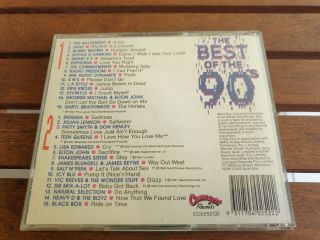 2CD VARIOUS - The Best Of The 90 ' s (Rare DIVINYLS ICY BLU GEORGE MICHAEL SNAP) 2