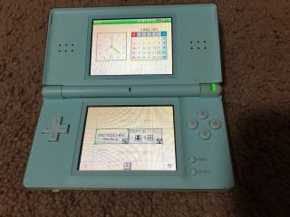 RARE Nintendo DS Lite ICE BLUE Color Console USG - 001 Japan Import 2