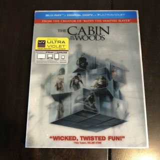 The Cabin In The Woods W/ Rare Lenticular Slipcover (blu - Ray Disc,  2012)