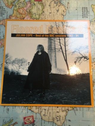 Julian Cope Floored Genius 2 Lp Vinyl Best Of Bbc Sessions 1983 - 91 Rare