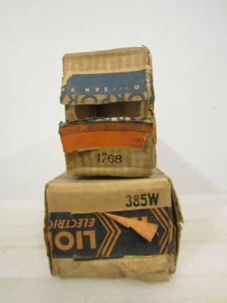 2 Rare Prewar Lionel Standard Gauge Boxes 385w 1768 In
