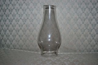 " Rare " Antique Labastie Glass Oil Lamp Chimney 7 1/8 " Tall 2 1/2 " Fitter.