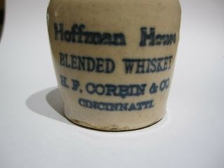 Antique Mini Jug - HOFFMAN HOUSE Blended Whiskey - H F CORBIN & Co - Cincinnati 2